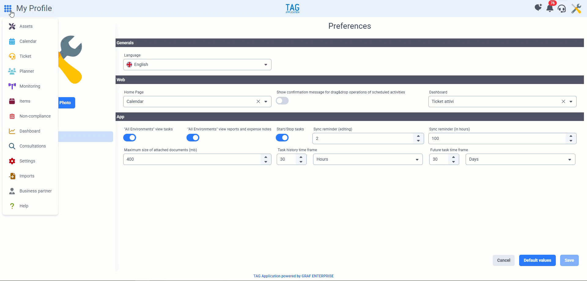 New business partner module