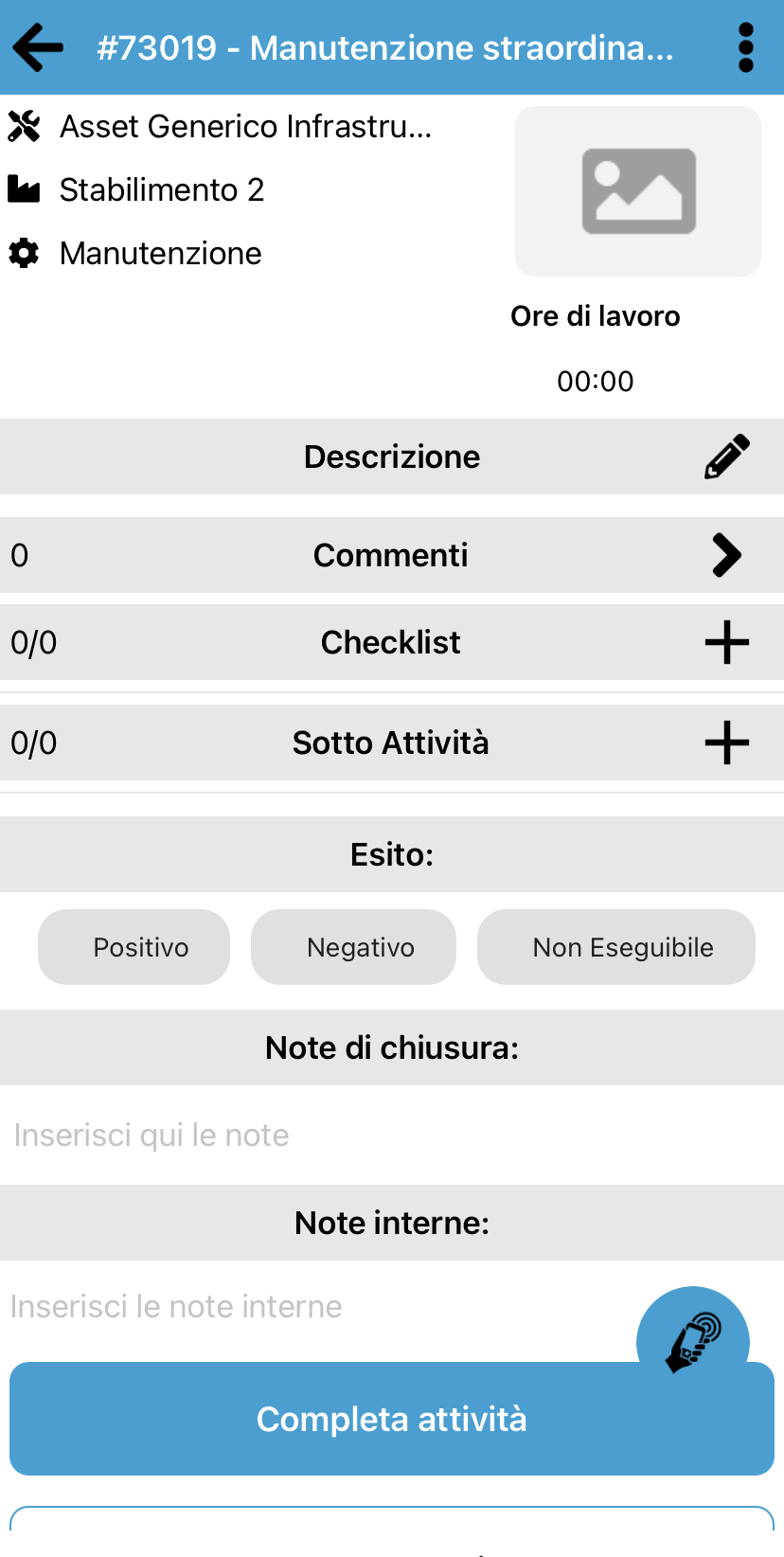 Attività - Disattivazione modalità 