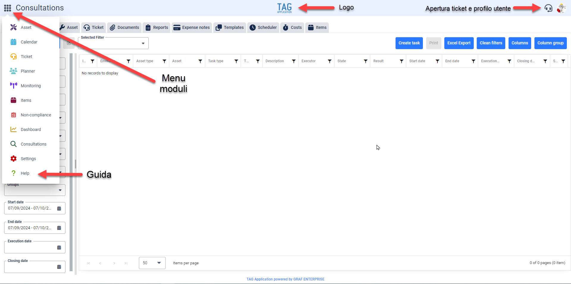 Monitoraggio – Disattivazione temporanea delle notifiche di un gateway