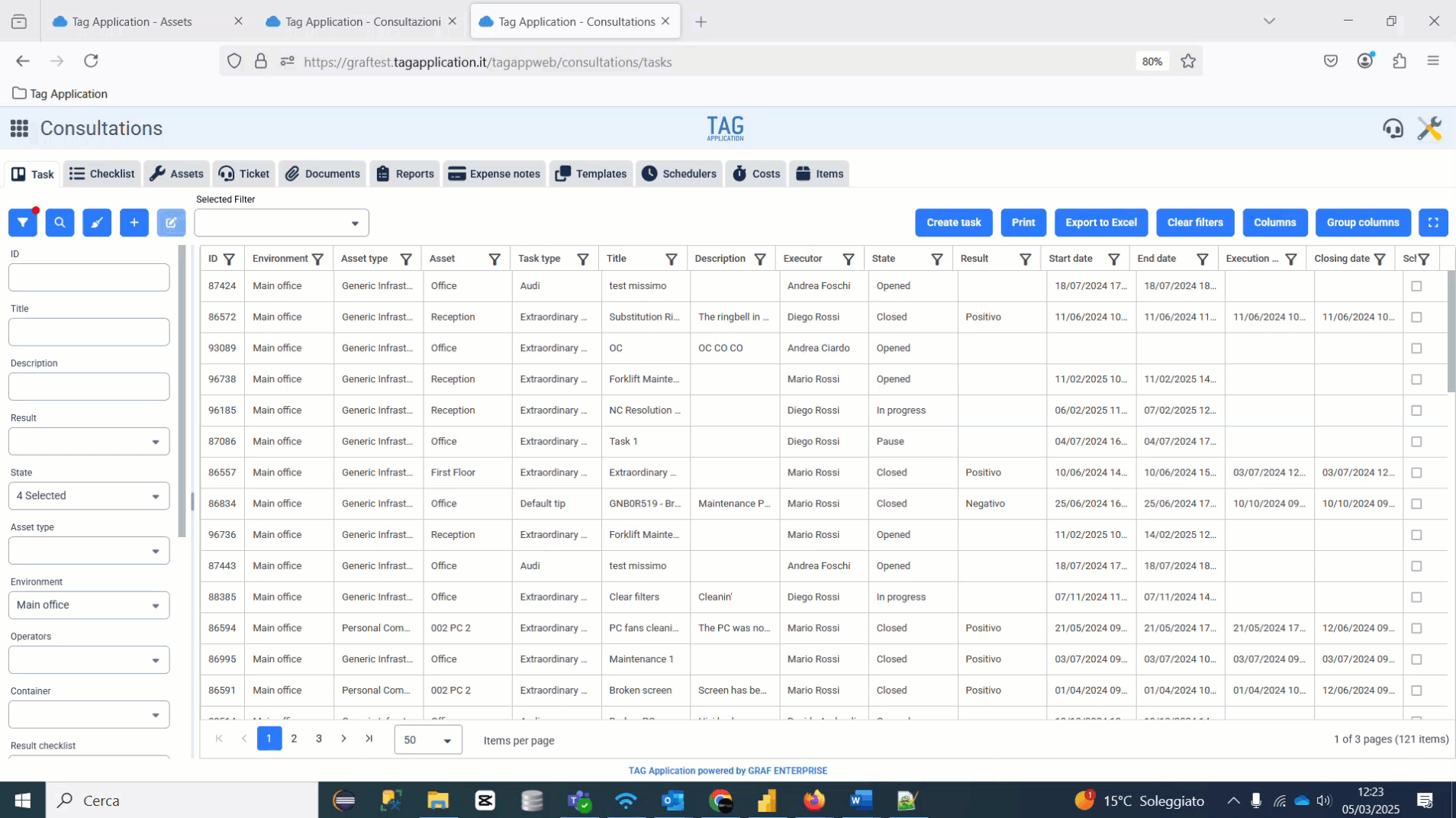 Calendario – Personalizzazione delle informazioni attività sulle mattonelle
