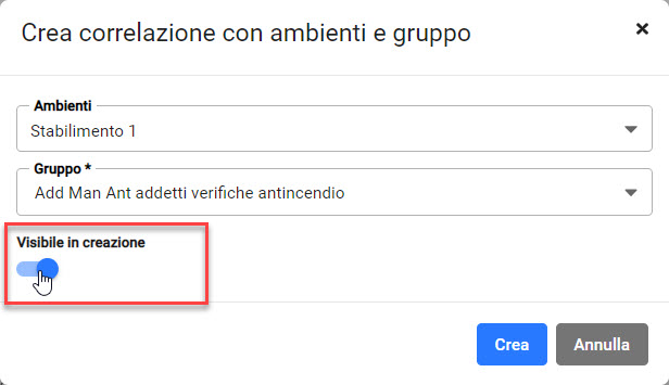 Impostazioni - Configurazione tipologie ticket in apertura