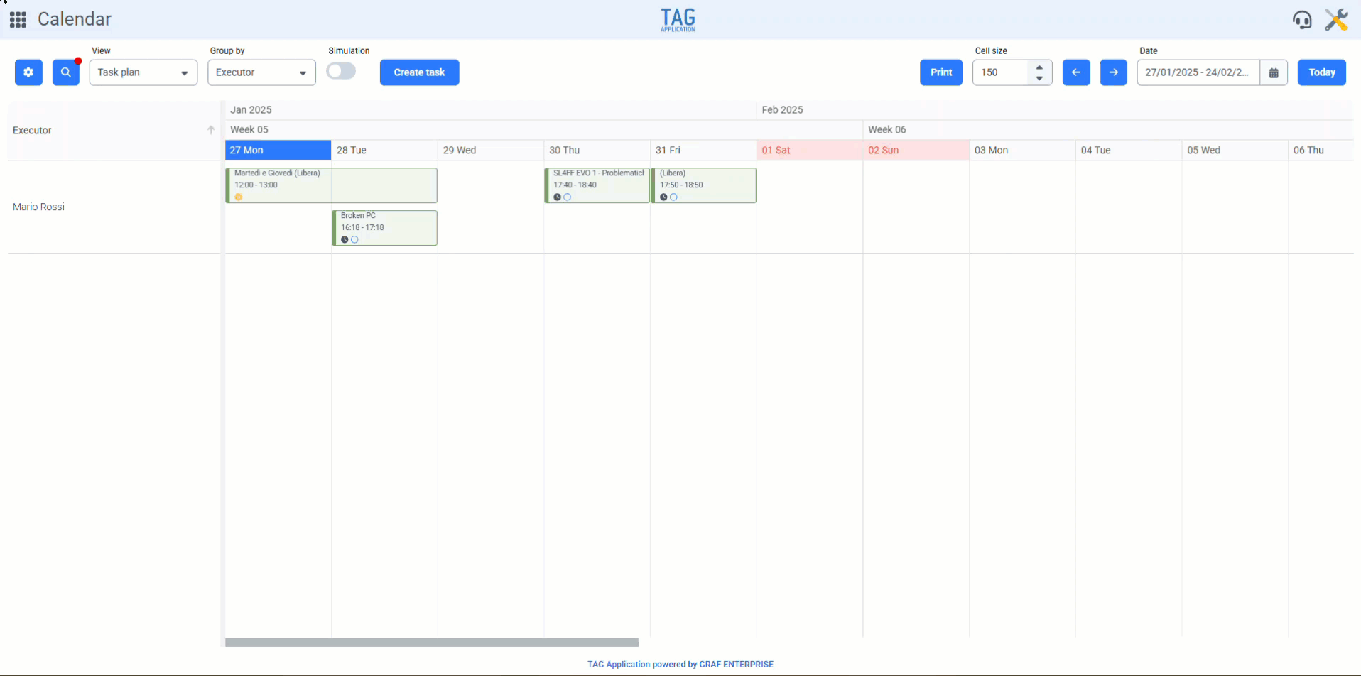 Attività – Nuova stampa con immagini documenti e checklist