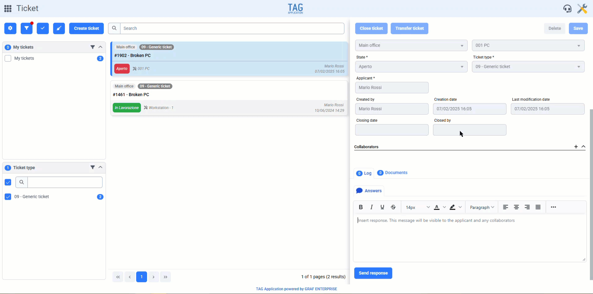 Articles – New Section in Assets