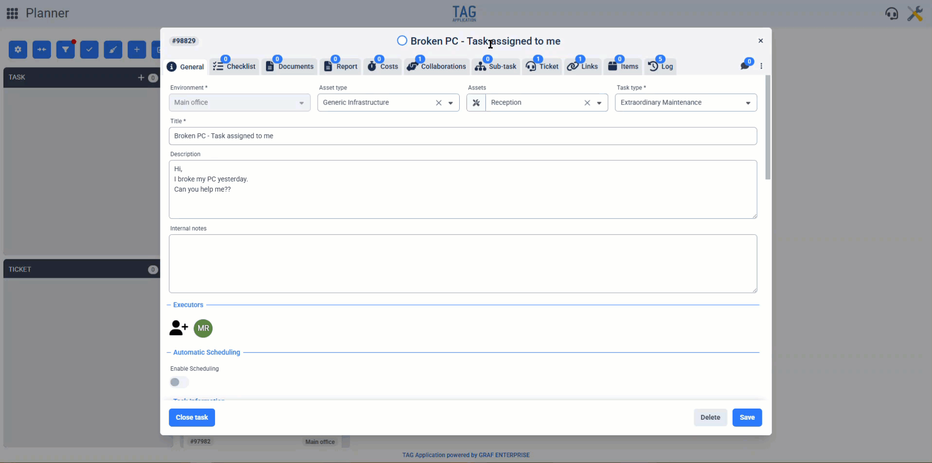 Tasks, Assets, and Tickets – Managing Links