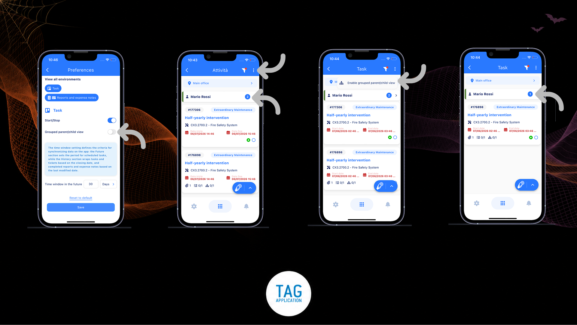 Ricerca notifiche - APP